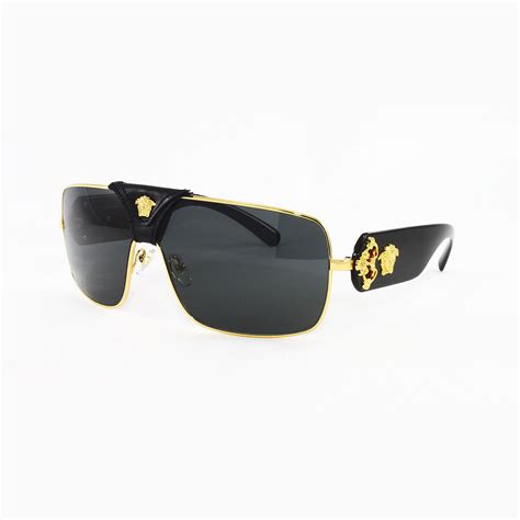 versace gold plated glasses|Versace gold frame glasses men's.